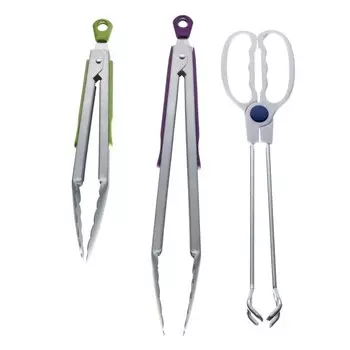 Щипцы барбекю Axentia, с накладками, 27 см