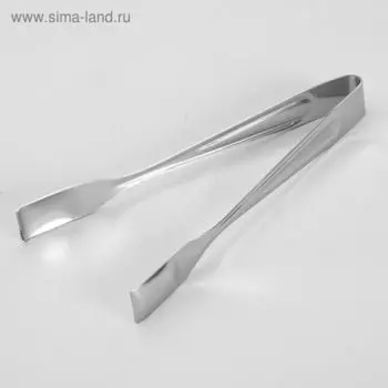 Щипцы для льда, длина 18 см, толщина 1 мм, нержавеющаясталь