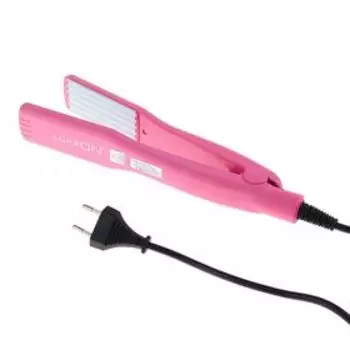 Щипцы-гофре Luazon LF-17, 45 Вт, керамическое покрытие, 35х80 мм, 160°C, розовые