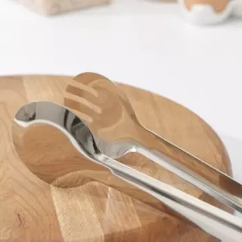 Щипцы кухонные Доляна «Краски», 27,56,5 см, 201 сталь, цвет красный