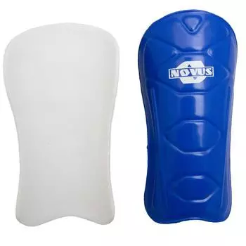 Щитки футбольные NOVUS NFP-01, ЭВА, цвет синий, взрослые