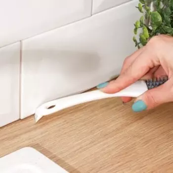 Щётка для чистки посуды и решёток-гриль Raccoon, 174 см, белая