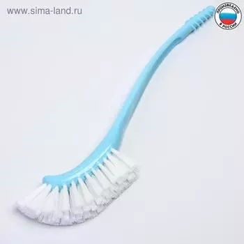 Щётка для мытья бутылочек и сосок, цвет голубой