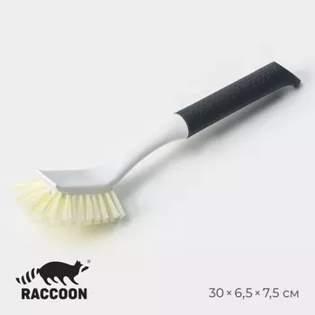 Щётка для мытья посуды Raccoon Breeze, удобная ручка, 306.58.5 см, ворс 2.5 см