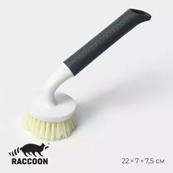 Щётка для мытья посуды Raccoon Breeze, удобная ручка, 217.5 см, ворс 2.5 см
