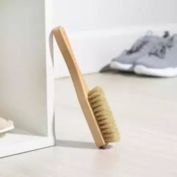 Щётка для обуви SAVANNA, 213,5 см, 59 пучков, натуральный волос