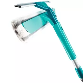 Щётка для окон с губкой Leifheit Basic Wet & Dry, телескопическая ручка 90-150 см