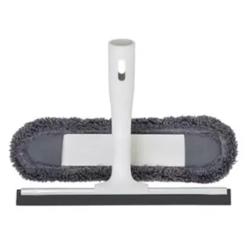 Щётка для окон с микрофиброй Zeroline, цвет светло-серый