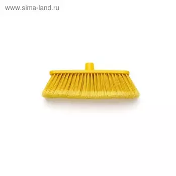Щётка для пола COMET с резьбой, без ручки, цвет жёлтый
