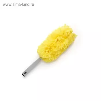 Щётка для пыли ручная акрил, цвет жёлтый