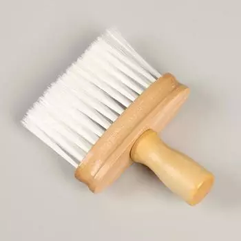 Щётка - сметка для удаления волос, 14.510(±1) см, цвет «светлое дерево»