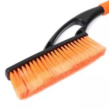 Щетка сметка, со скребком, M5, мягкая ручка, 57 см