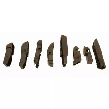 Щётка стеклоочистителя ASM, бескаркасная, 18", 450 мм, 8 адаптеров