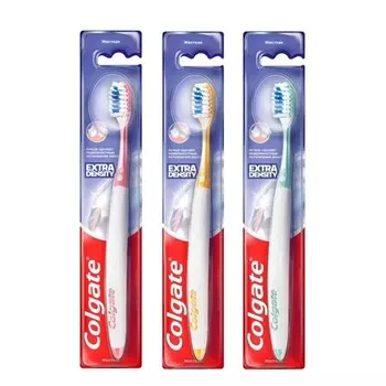 Щётка зубная Colgate Extra Density, жёсткая