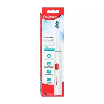 Щётка зубная Colgate ProClinical 150, мягкая, питаемая от батарей