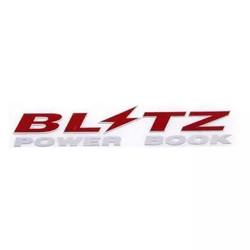 Шильдик металлопластик Skyway "BLITZ", наклейка, красный, 135*23 мм