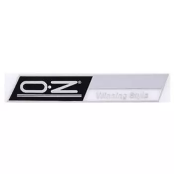 Шильдик металлопластик Skyway "OZ", наклейка, черный, 130*20 мм