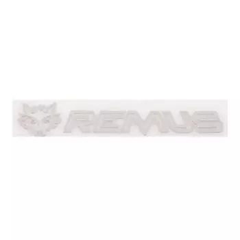 Шильдик металлопластик Skyway "REMUS", наклейка, серый, 150*25 мм