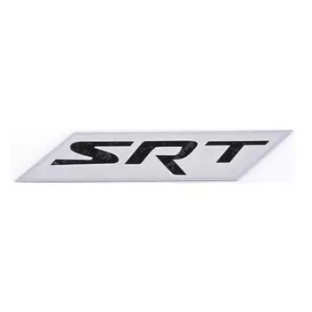 Шильдик металлопластик Skyway "SRT", наклейка, черный, 140*25 мм
