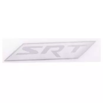 Шильдик металлопластик Skyway "SRT", наклейка, серый, 140*25 мм