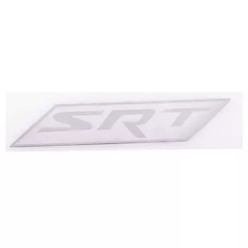 Шильдик металлопластик Skyway "SRT", наклейка, серый, 140*25 мм