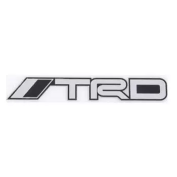 Шильдик металлопластик Skyway TRD 2 Черный, 140х20мм, SNO.101 BLACK