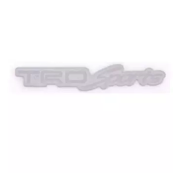 Шильдик металлопластик Skyway "TRD SPORTS", наклейка, серый, 140*25 мм