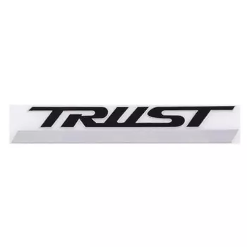 Шильдик металлопластик Skyway "TRUST Power Live", наклейка, черный, 150*25 мм