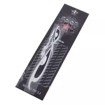 Шильдик металлопластик SW NO FEAR черный, наклейка, 150*18 мм , SNO.45 BLACK