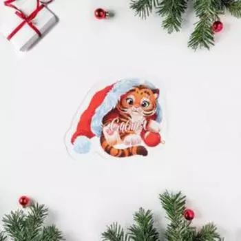 Шильдик на подарок «Счастья», 7,2 × 6,3 см