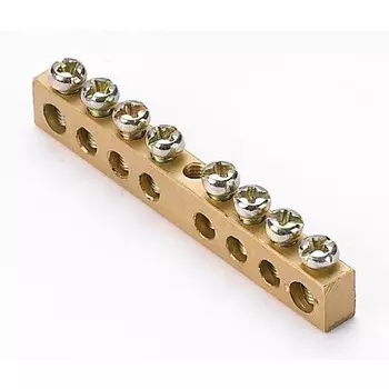 Шина нулевая 6х9-8/1 DEKraft 32001DEK