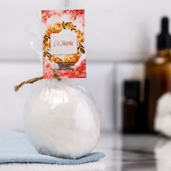 Бомбочка для ванны "Добропаровъ" с эфирным маслом лаванды, 140 гр