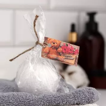 Бомбочка для ванны "Счастливых моментов" с эфирным маслом мяты, 140 гр