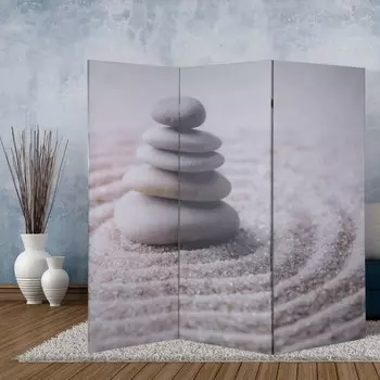 Ширма "Камни на песке", 150 х 160 см