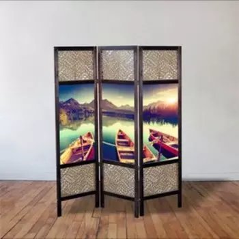 Ширма "Лодки", 150 × 160 см