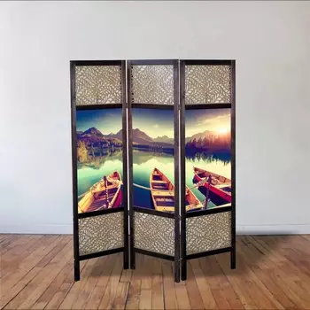 Ширма "Лодки", 150 × 160 см