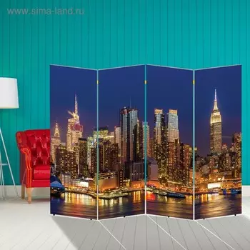 Ширма "Мегаполис", 200 х 160 см