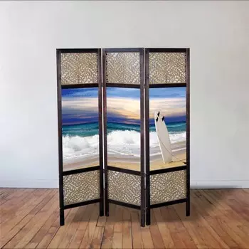 Ширма "Морские волны", 150 × 160 см