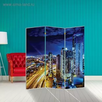 Ширма "Ночная магистраль", 150 х 160 см