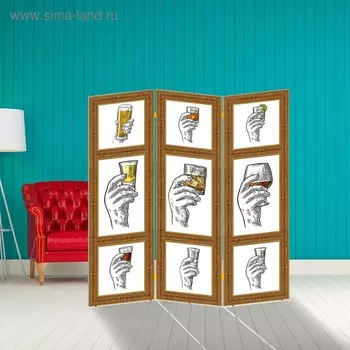 Ширма "Тост", 150 х 160 см