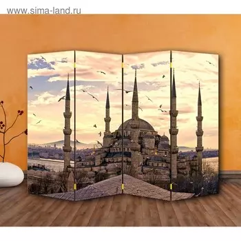 Ширма "Вечер", двухсторонняя, 200 х 160 см