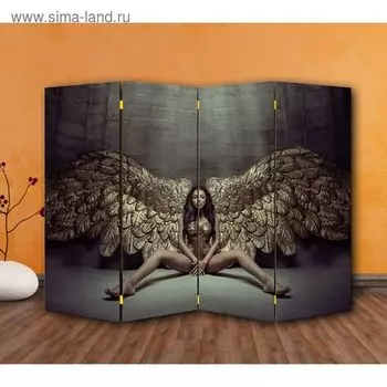 Ширма "Золотой ангел", 200 х 160 см