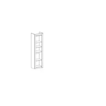 Шкаф 1 дв Соренто, 385х600х2100, Дуб бонифаций