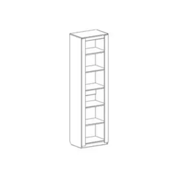 Шкаф 1-дверный Гостиная Элана Бодега белая