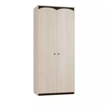 Шкаф 2-х дверный для одежды «Ева», 940 524 2168 мм, цвет дуб сонома / дуб венге