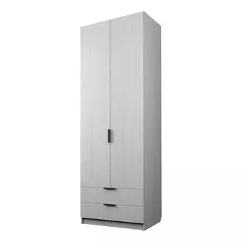 Шкаф 2-х дверный «Экон», 8005202300 мм, 2 ящика, полки, цвет ясень анкор светлый