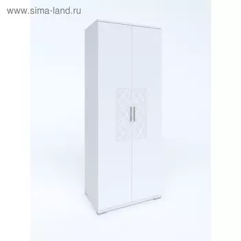 Шкаф 2-х дверный Тиффани, 510х801х2056, Белый