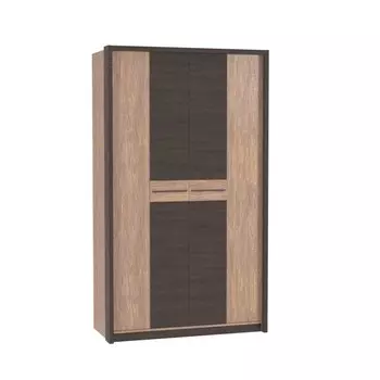 Шкаф 2х дверный Гранд 200, 1272х600х2204, Винтажное дерево/Венге