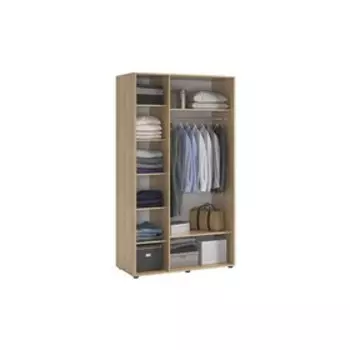 Шкаф 3-створчатый №2 Зара 1250х560х2160 дуб сонома/белый