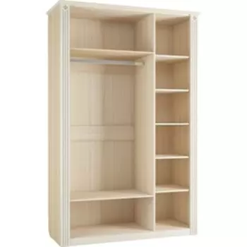 Шкаф 3-створчатый «Капелла 25», 1860 × 572 × 2322 мм, цвет туя светлая